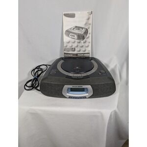 Phillips Magnavox Gentle Wake Stereo CD Player Clock Radio AJ3935/17 Tested
